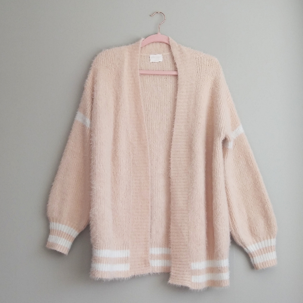 Allie Rose Pink Soft Cardigan